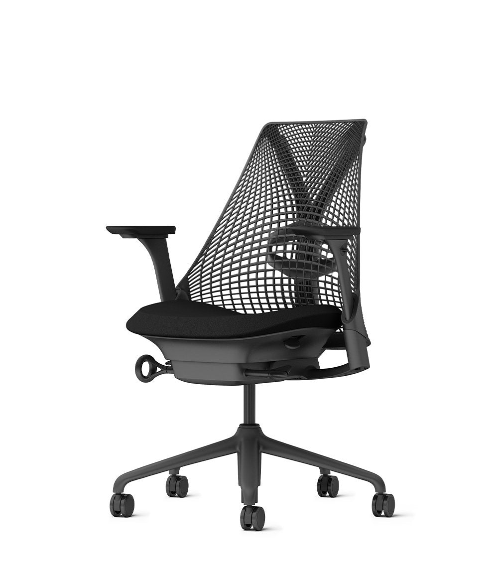 Sayl Sort/Pitch kontorstol