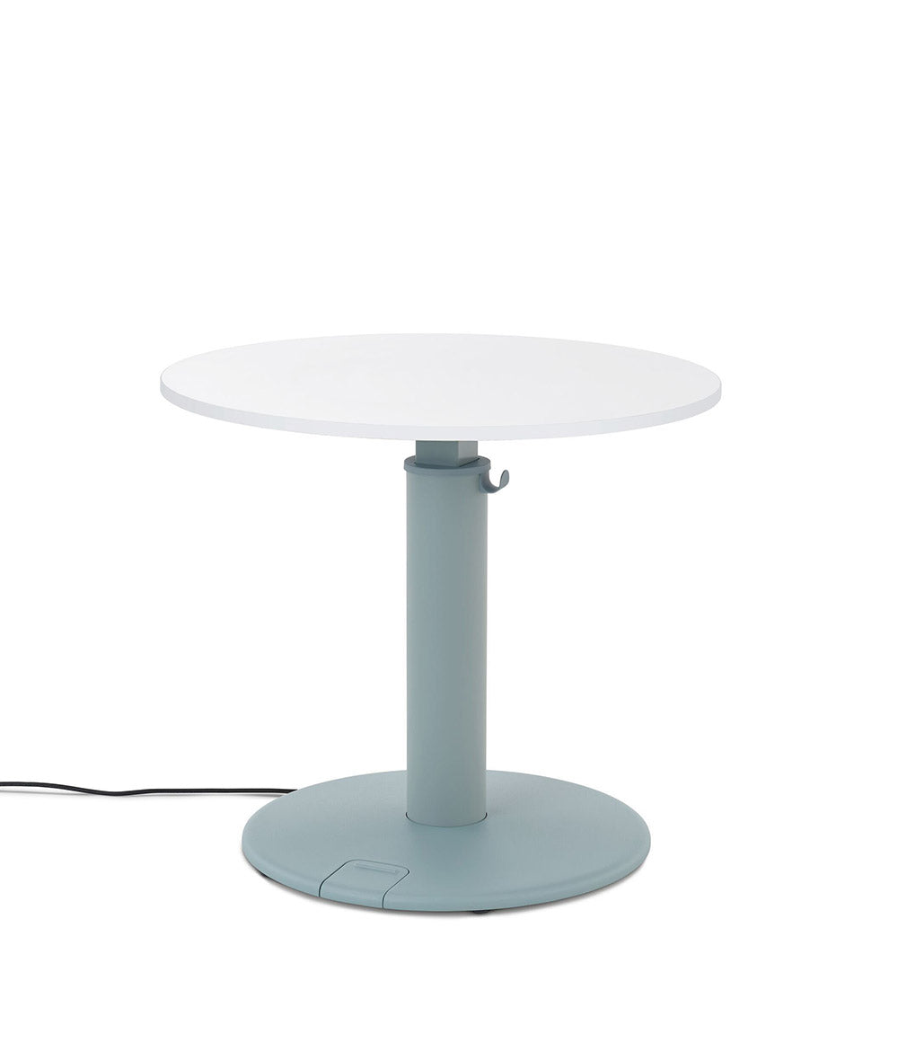 OE1 Round Standing Desk Studio hvid