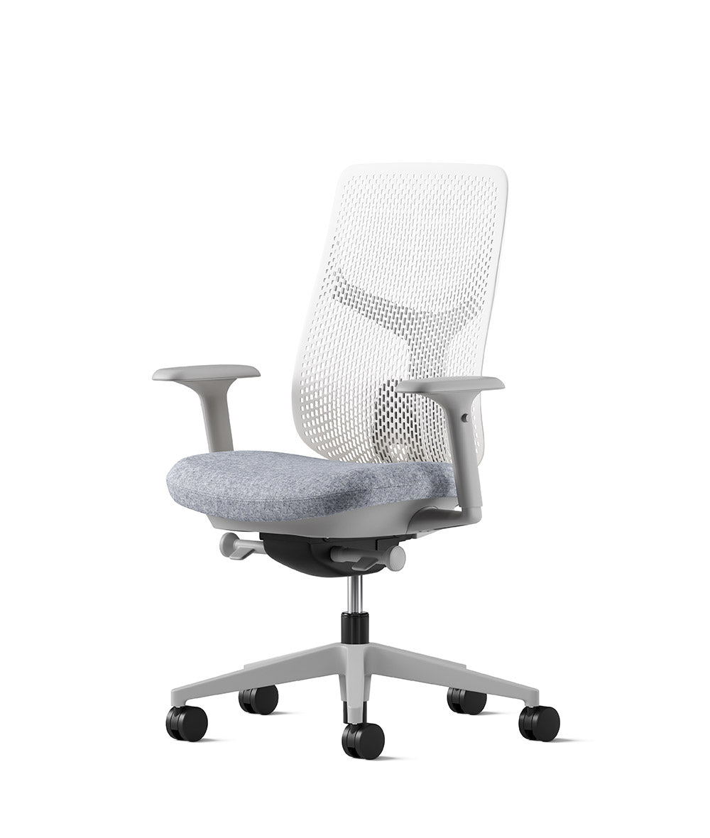 Verus Studio Hvid/Silverdale Triflex kontorstol