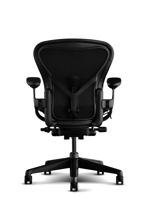 Bagfra set Herman Miller Aeron gamingstol i onyx-sort