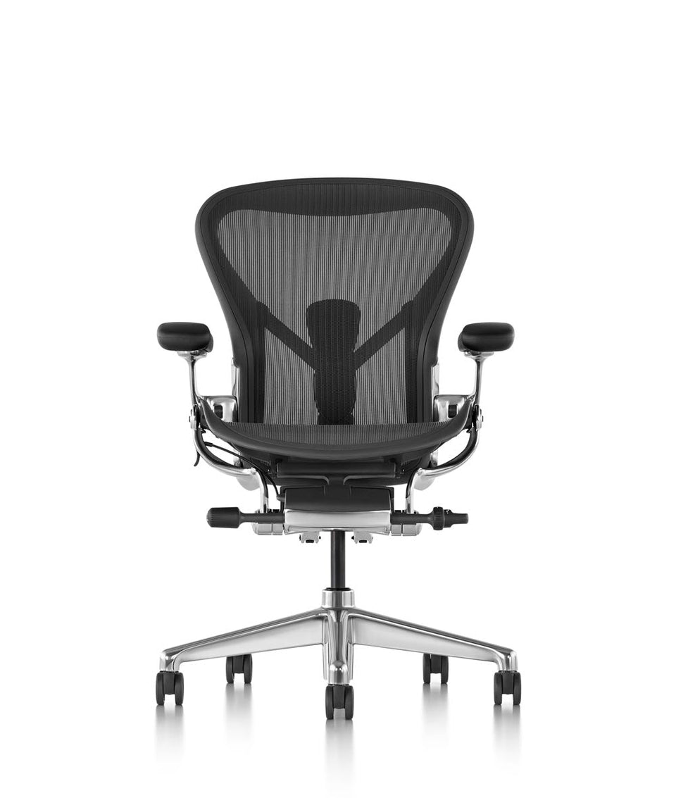 Aeron Grafit/Poleret kontorstol