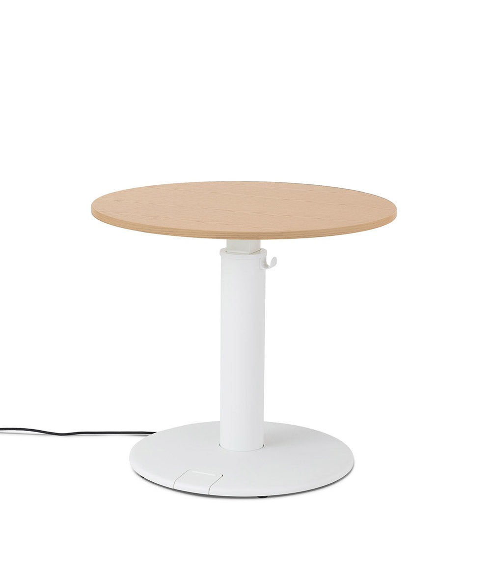 OE1 Round Standing Desk Studio hvid 