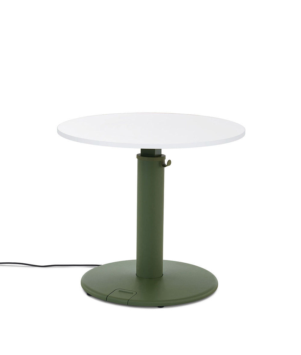 OE1 Round Standing Desk Studio hvid 