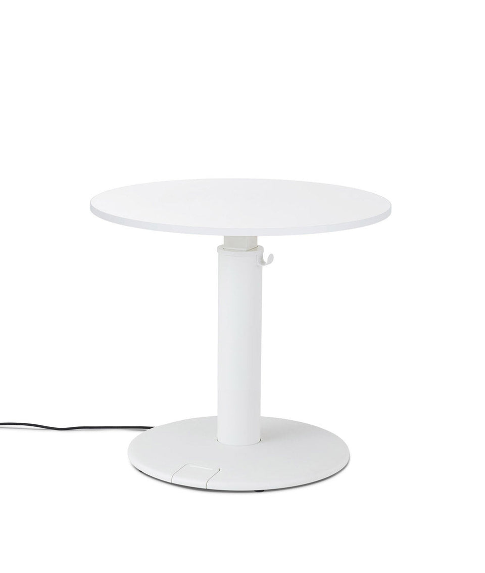 OE1 Round Standing Desk Studio hvid 