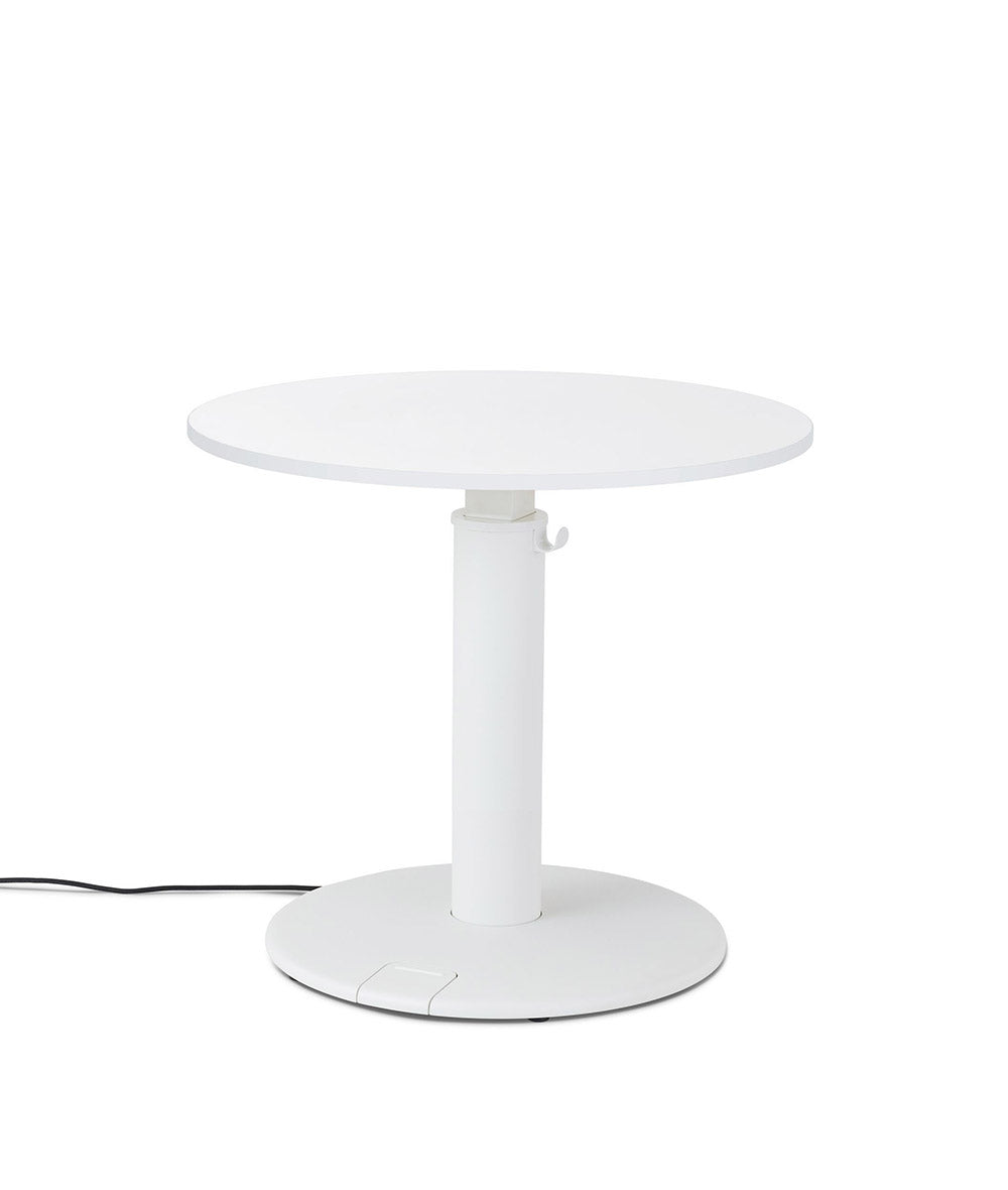 OE1 Round Standing Desk Studio hvid 