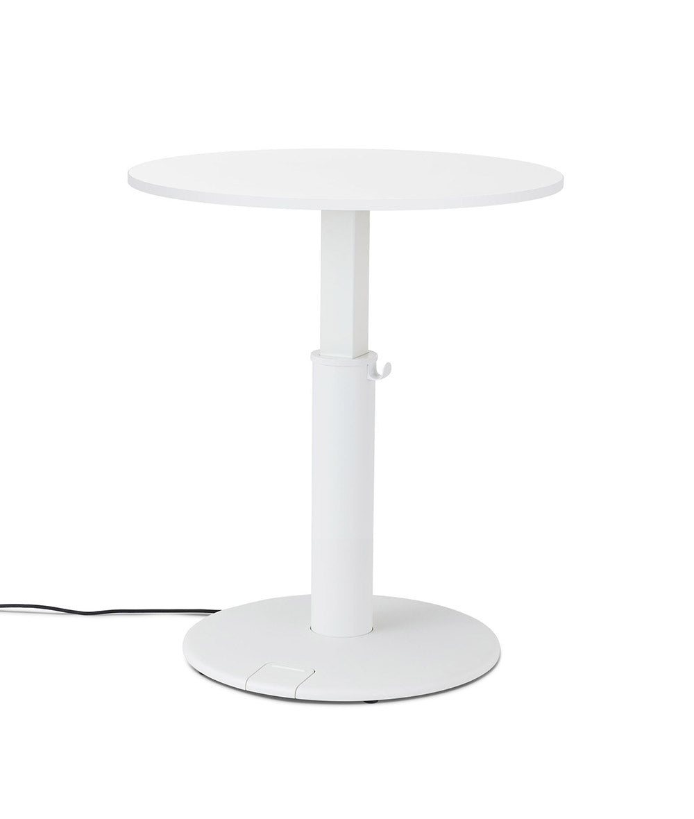 OE1 Round Standing Desk Studio hvid 