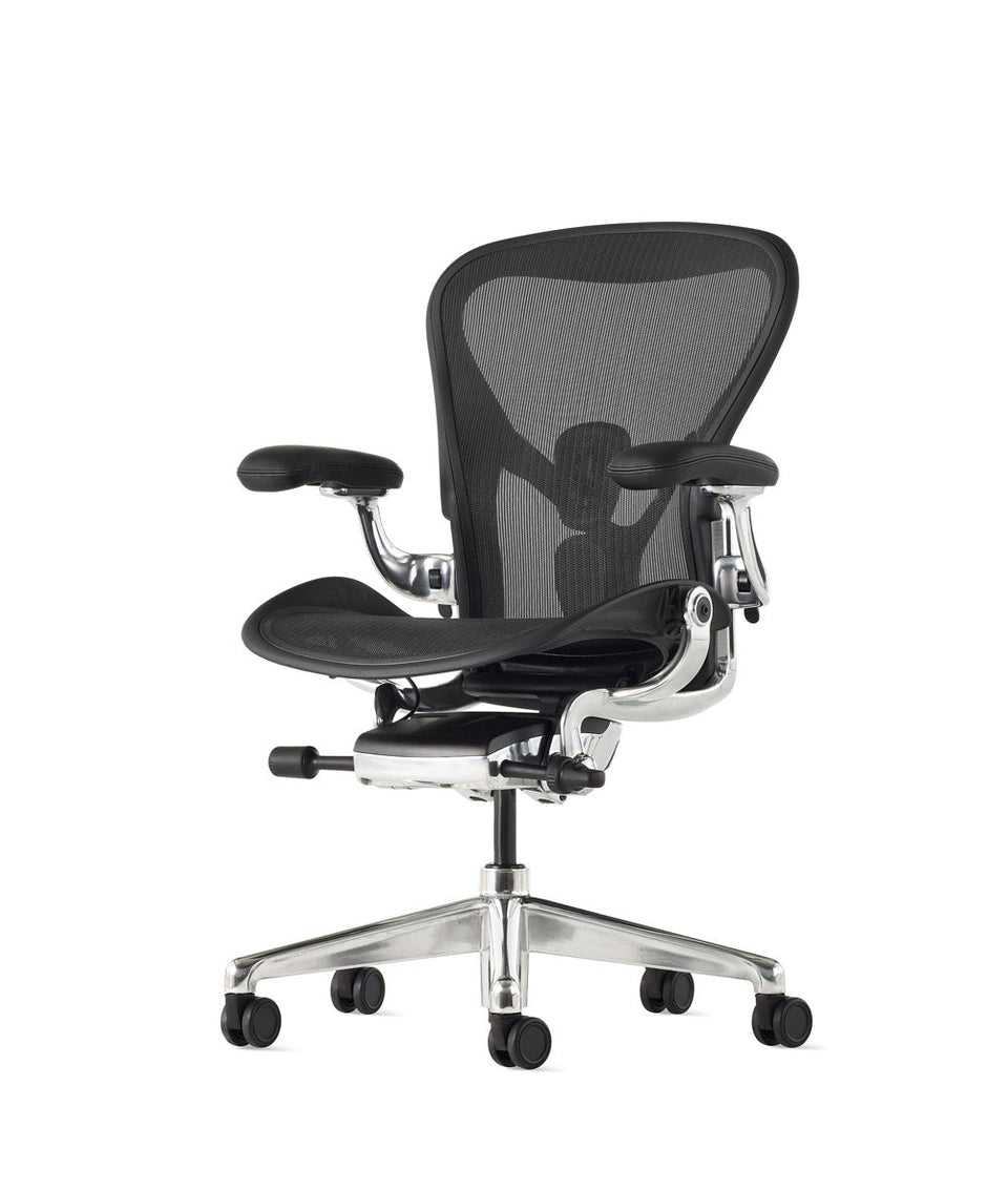 Aeron Onyx/Poleret kontorstol