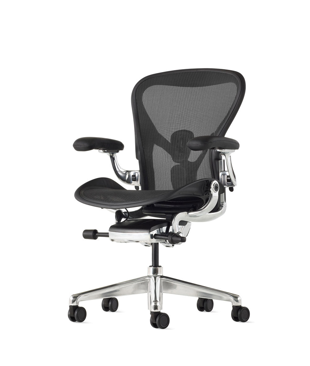 Aeron Onyx/Poleret kontorstol