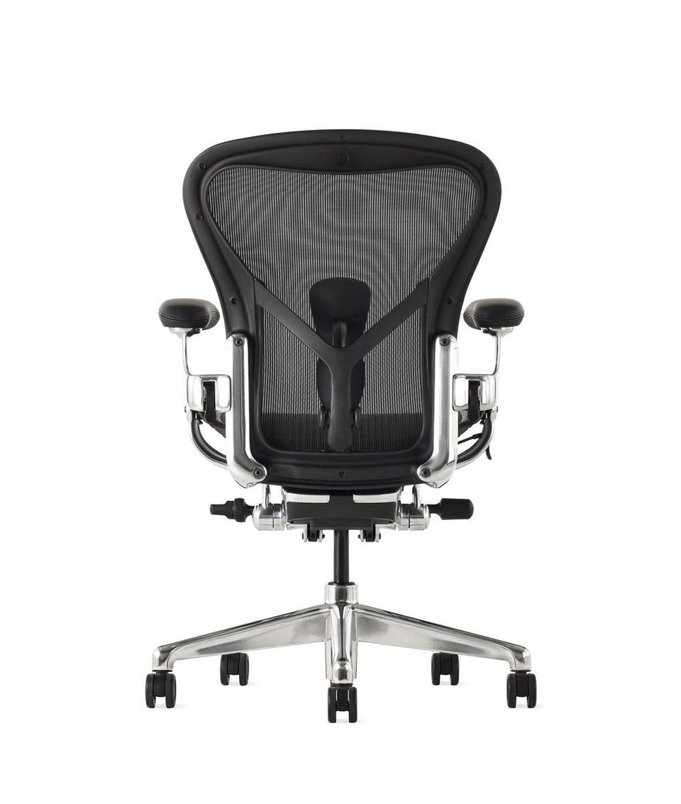 Aeron Onyx/Poleret kontorstol