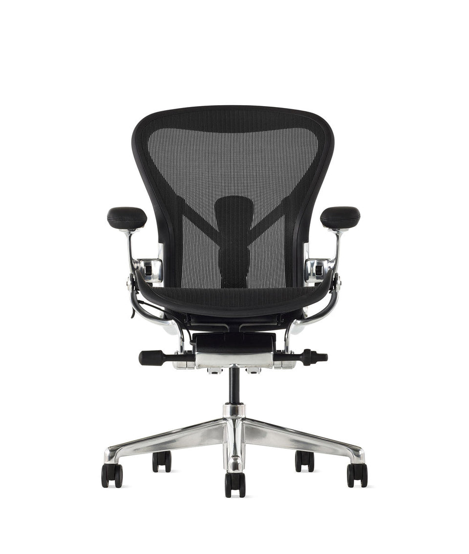 Aeron Onyx/Poleret kontorstol